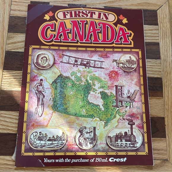 Canadian 1st’s - Cute Little Booklet of Canadian History - Great Illustrations! - Picture 3 of 13